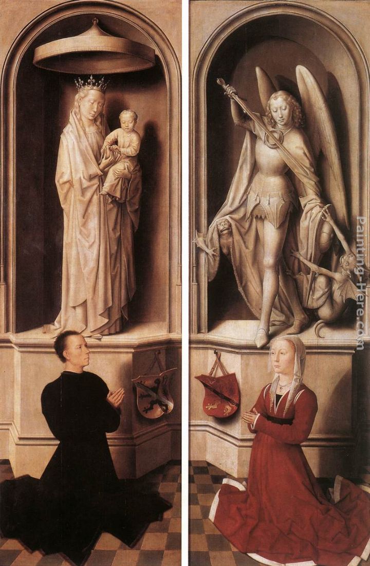 Last Judgment Triptych [detail 13] painting - Hans Memling Last Judgment Triptych [detail 13] art painting